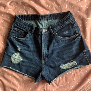 High waisted mom shorts